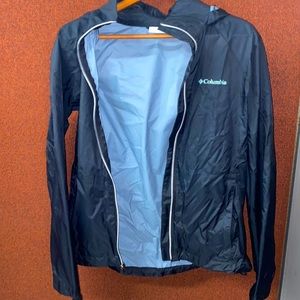 A Columbia rain coat